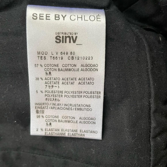 See By Chloé Strapless Tube Bodycon Metallic Party Cocktail Dress
Sz 4 - Picture 7 of 14